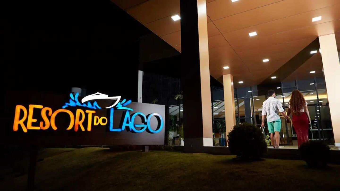 Apto Resort do Lago Até 8 pessoas - Valor Promocional Caldas Novas Exterior foto
