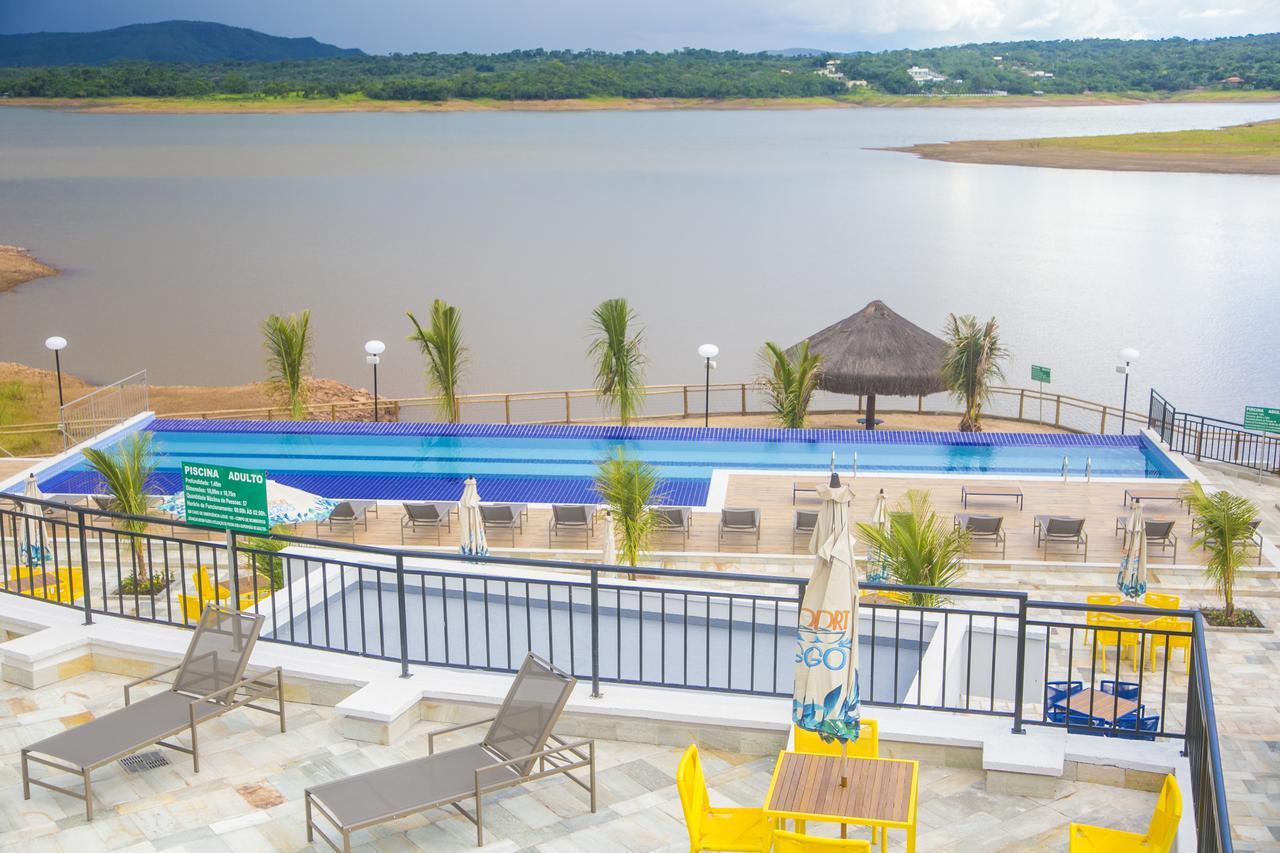 Apto Resort do Lago Até 8 pessoas - Valor Promocional Caldas Novas Exterior foto