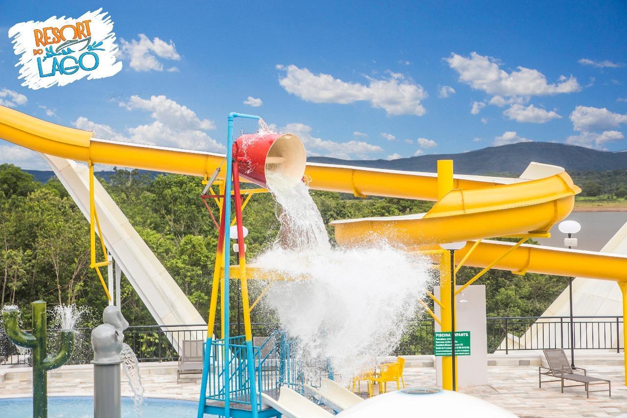 Apto Resort do Lago Até 8 pessoas - Valor Promocional Caldas Novas Exterior foto
