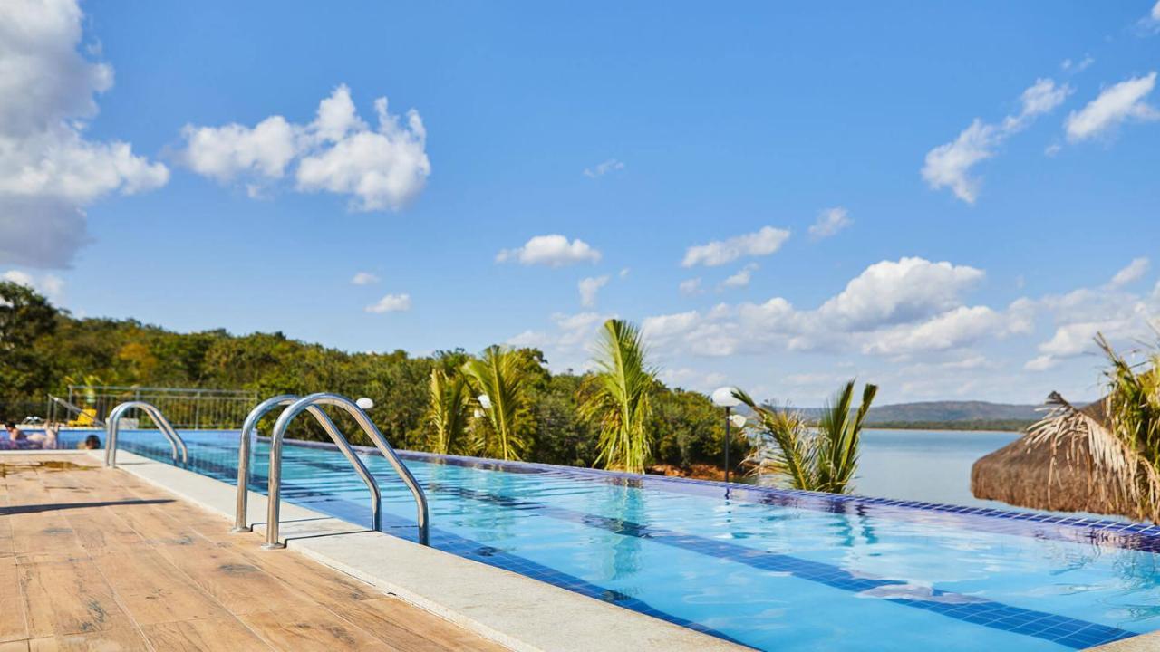 Apto Resort do Lago Até 8 pessoas - Valor Promocional Caldas Novas Exterior foto