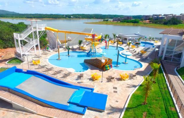 Apto Resort do Lago Até 8 pessoas - Valor Promocional Caldas Novas Exterior foto